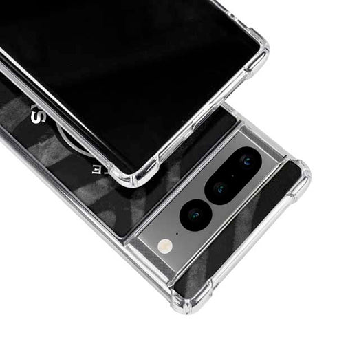 NBA Golden State Warriors Black Animal Print Google Pixel 7 Pro Clear Case